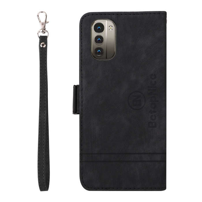 For Nokia G21 BETOPNICE Dual-side Buckle Leather Phone Case(Black)
