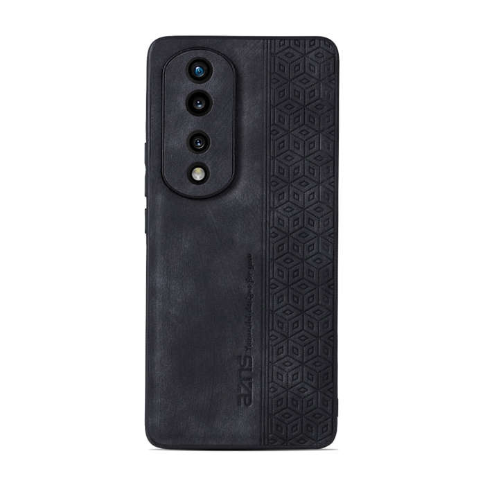For Honor 70 Pro / 70 Pro+ AZNS 3D Embossed Skin Feel Phone Case(Black)