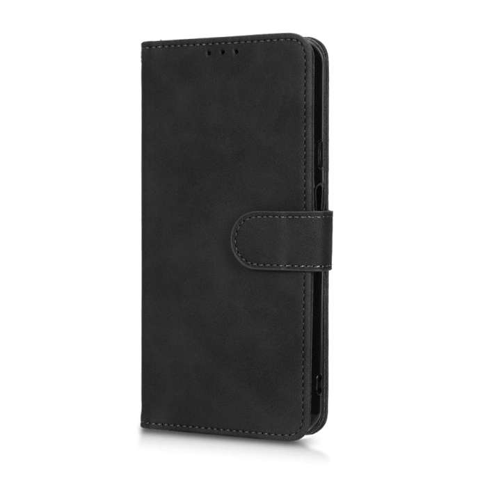For Cubot X50 Skin Feel Magnetic Flip Leather Phone Case(Black)