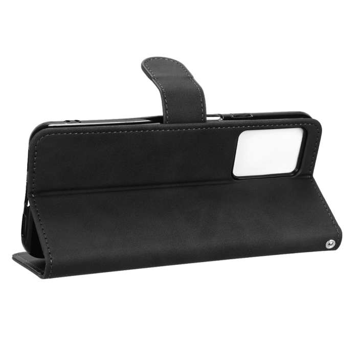 For Cubot X50 Skin Feel Magnetic Flip Leather Phone Case(Black)