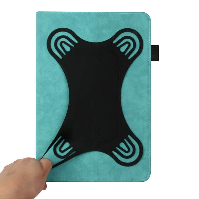 For 8 inch Life Tree Pattern Flip Universal Leather Tablet Case(Blue)