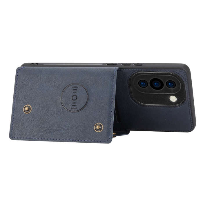 For Huawei nova 10 Pro Double Buckle Magnetic Phone Case(Blue)