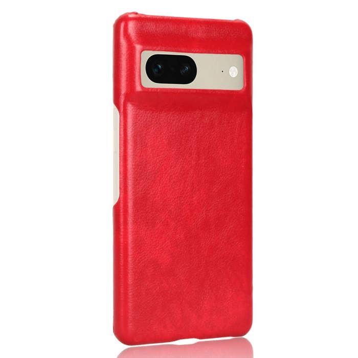 For Google Pixel 7 5G Shockproof Litchi Texture PC + PU Case(Red)