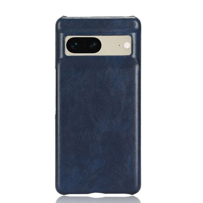 For Google Pixel 7 5G Shockproof Litchi Texture PC + PU Case(Blue)