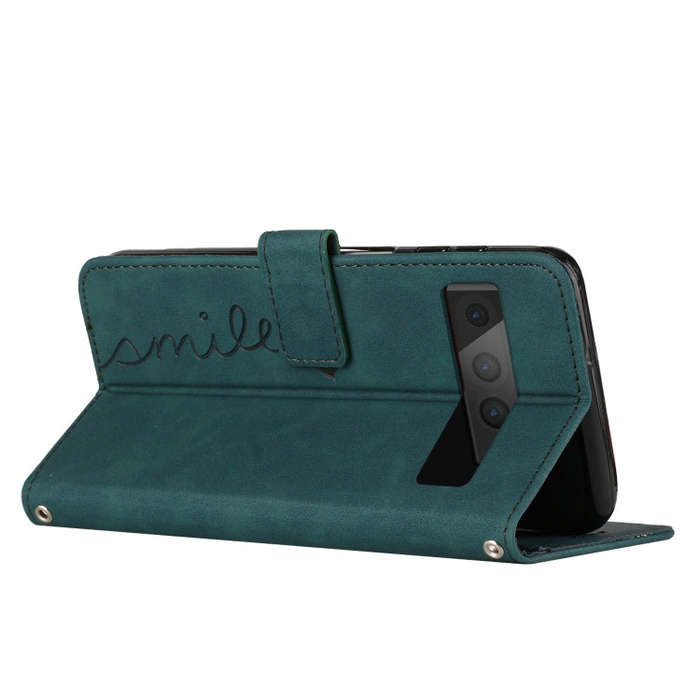 For Google Pixel 7 Pro Skin Feel Heart Pattern Leather Phone Case(Green)