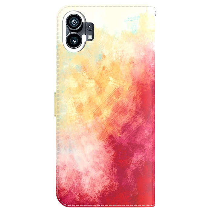 For Nothing Phone 1 Watercolor Pattern Flip Leather Phone Case(Spring Cherry)