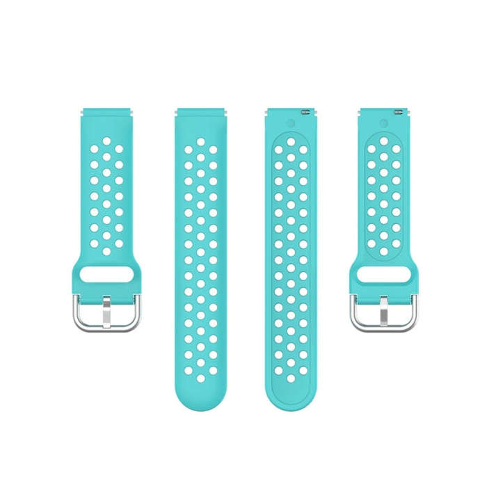For Xiaomi Watch / Huawei Honor S1 18mm Solid Color Sport Watch Band(Mint Green)