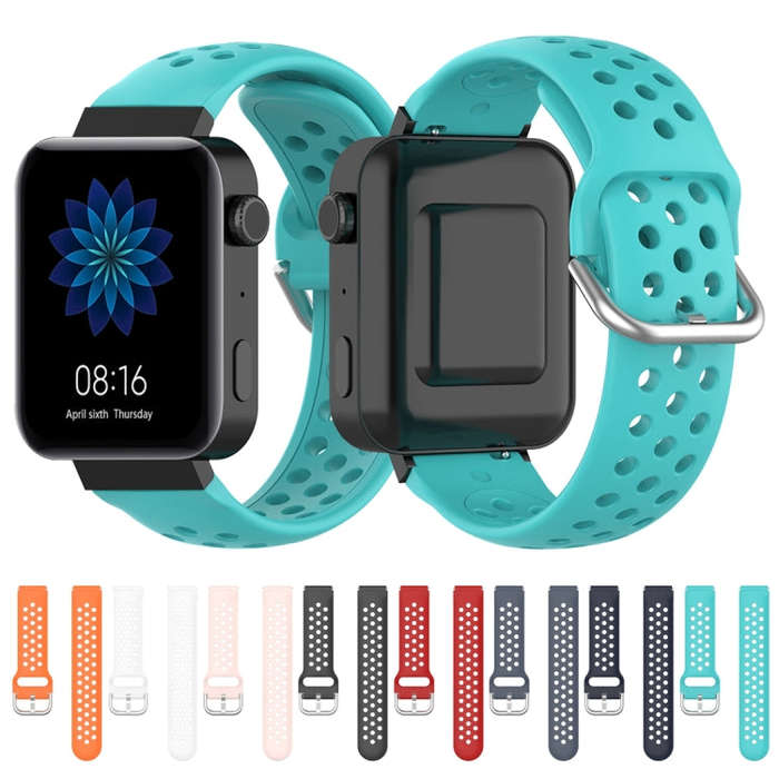 For Xiaomi Watch / Huawei Honor S1 18mm Solid Color Sport Watch Band(Orange)
