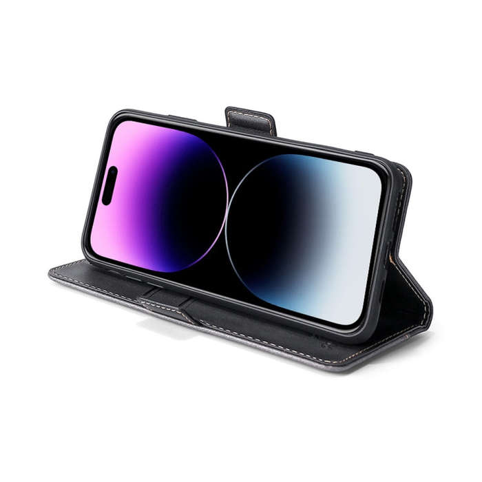 For Sharp Aquos Sense7 Contrast Color Side Buckle Leather Phone Case(Red + Black)