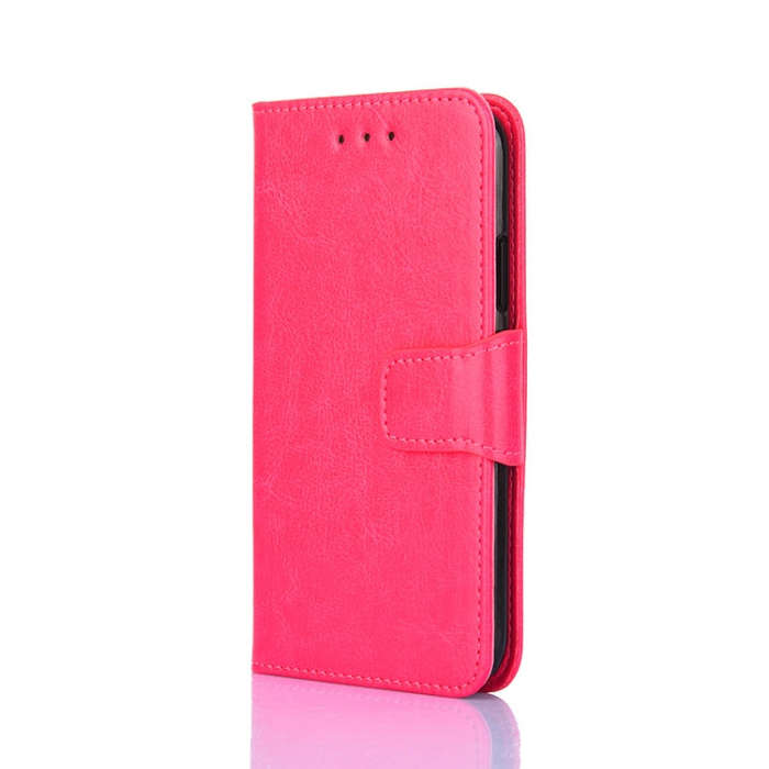 For Sharp Aquos Sense7 Crystal Texture Leather Phone Case(Rose Red)