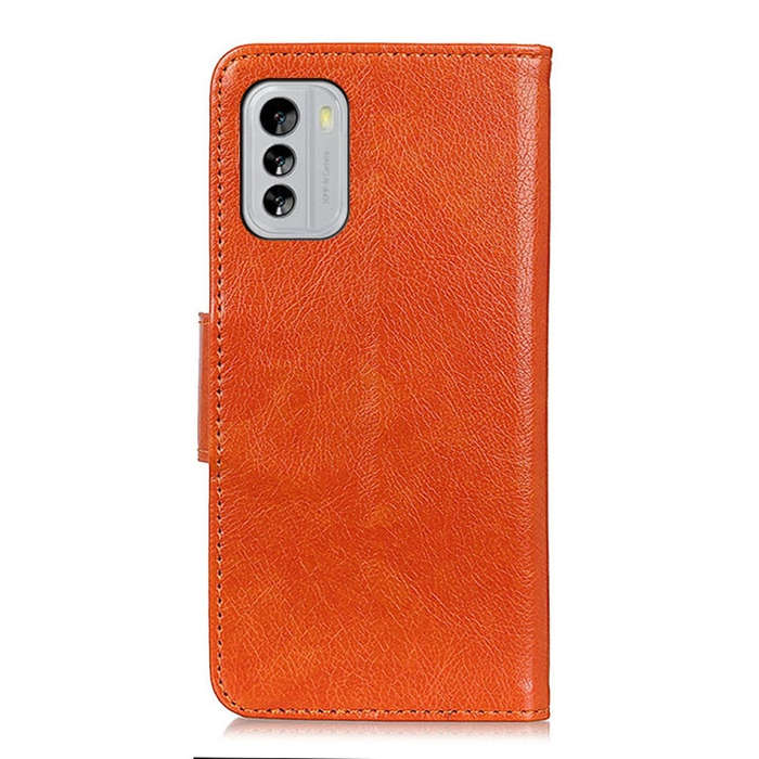 For Nokia G60 5G Nappa Texture Leather Phone Case(Orange)