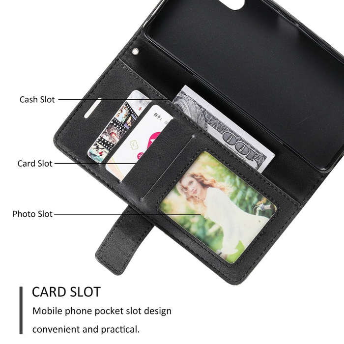 For Sony Xperia 1 IV Skin Feel Splicing Leather Phone Case(Black)