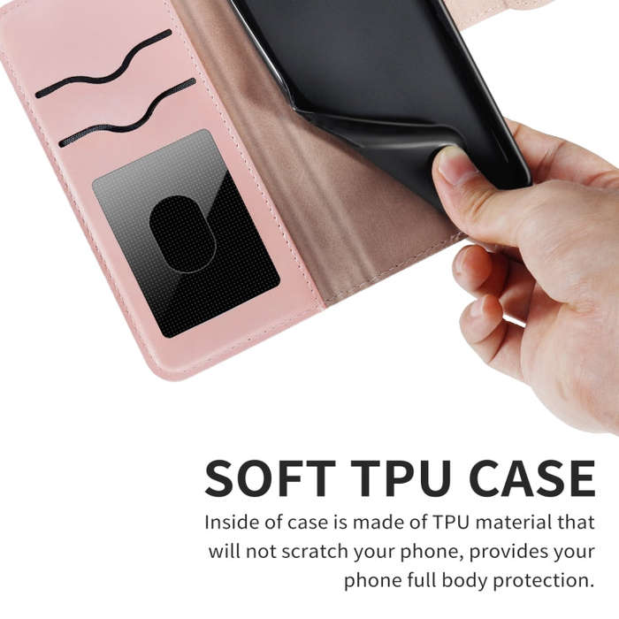 For Google Pixel 7 Life Tree Embossing Pattern Horizontal Flip Leather Phone Case(Rose Gold)