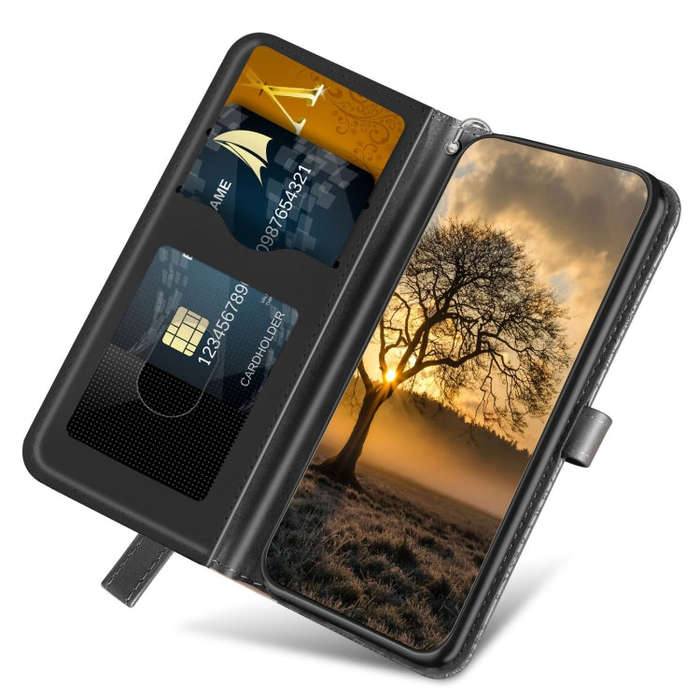 For Google Pixel 7 Pro Life Tree Embossing Pattern Horizontal Flip Leather Phone Case(Black)