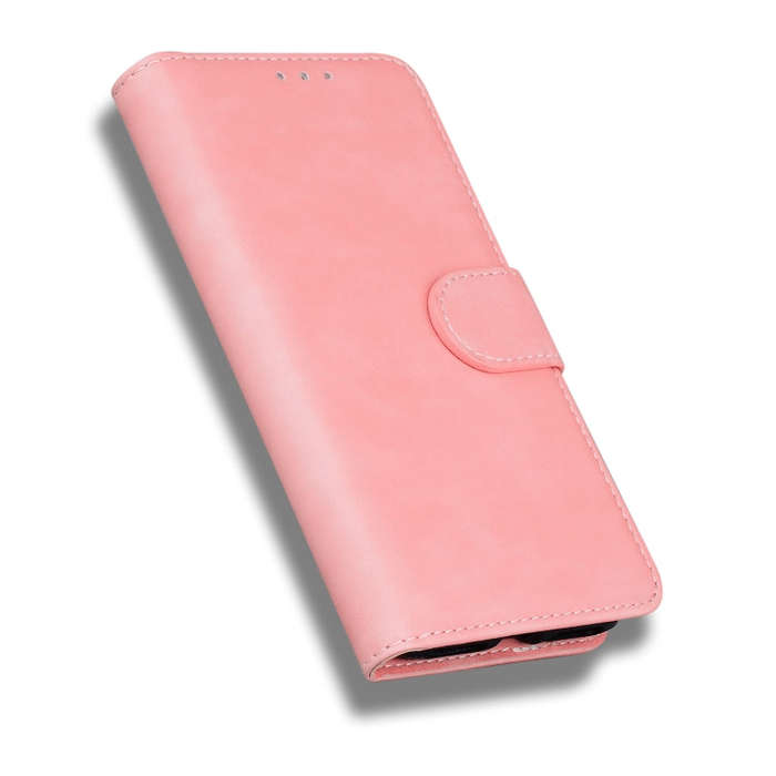 For Tecno Camon 19 Neo Skin Feel Pure Color Flip Leather Phone Case(Pink)