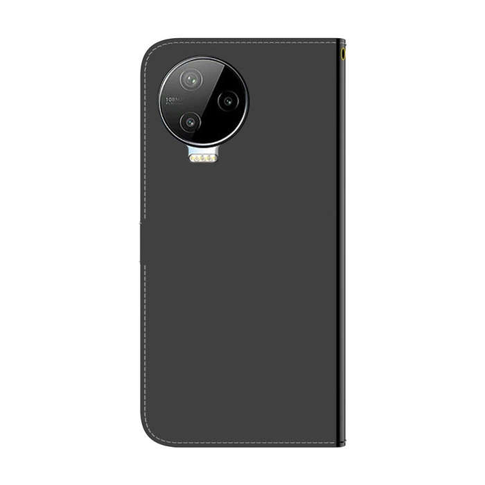 For Infinix Note 12 Pro 4G Imitated Mirror Surface Leather Phone Case(Black)