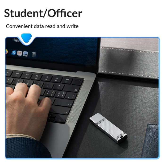 ORICO 256GB USB-A USB3.2 Gen1 USB Flash Drive, Read 260MB/s, Write 50MB/s (Silver)