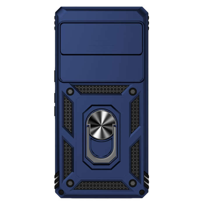 For Google Pixel 7 Pro 5G Sliding Camshield Holder Phone Case(Blue)