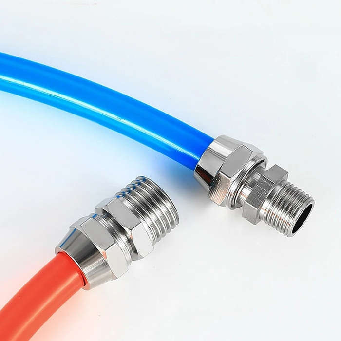 PC10-01 LAIZE Nickel Plated Copper Reducer Straight Pneumatic Quick Fitting Connector