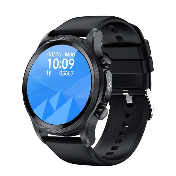 E400 1.39 inch HD Round Screen TPU Watch Strap Smart Watch Supports ECG Monitoring/Non-invasive B...