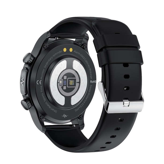 E400 1.39 inch HD Round Screen TPU Watch Strap Smart Watch Supports ECG Monitoring/Non-invasive B...