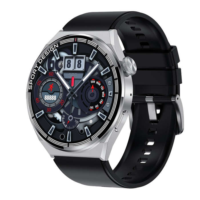 MD3MAX 1.39 inch Round Screen TPU Strap Smart Watch Supports Heart Rate Monitoring/Blood Oxygen M...