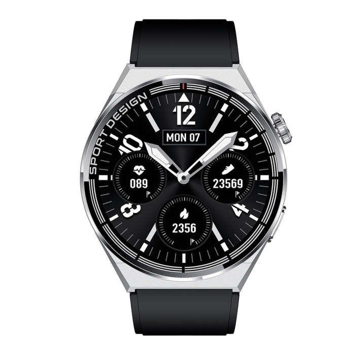 MD3MAX 1.39 inch Round Screen TPU Strap Smart Watch Supports Heart Rate Monitoring/Blood Oxygen M...