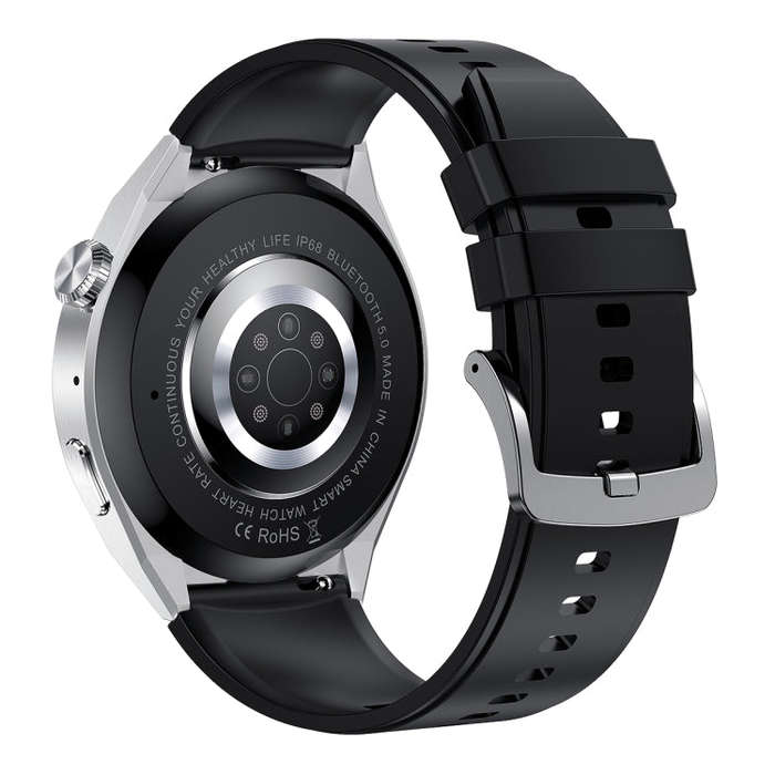 MD3MAX 1.39 inch Round Screen TPU Strap Smart Watch Supports Heart Rate Monitoring/Blood Oxygen M...