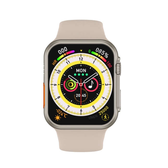 N8 Ultra 2.02 inch Square Screen Smart Watch Supports Heart Rate Monitoring/Blood Oxygen Monitori...