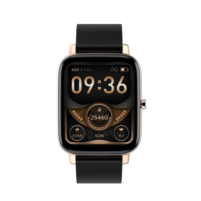 Ochstin 5H80 1.69 inch Square Screen Silicone Strap Heart Rate Blood Oxygen Monitoring Bluetooth ...