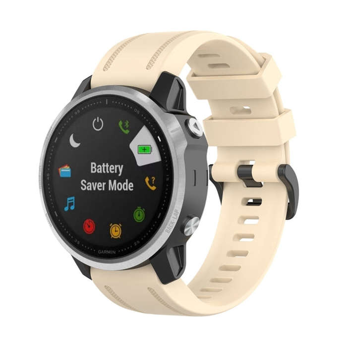 For Garmin Fenix 6S 20mm Quick Release Official Texture Wrist Strap Watchband with Plastic Button...
