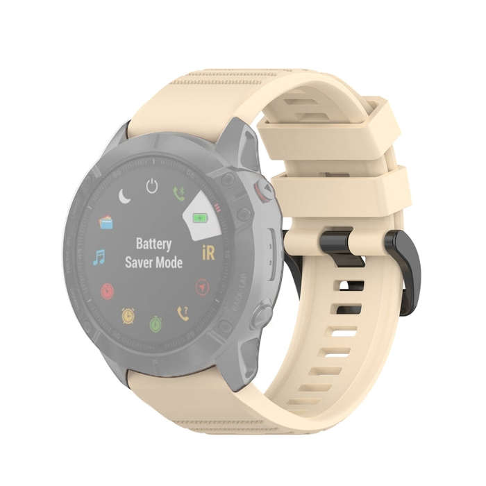 For Garmin Fenix 6X 26mm Quick Release Official Texture Wrist Strap Watchband with Plastic Button...