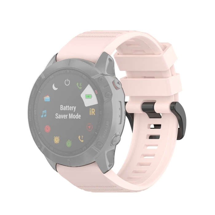 For Garmin Fenix 6X 26mm Quick Release Official Texture Wrist Strap Watchband with Plastic Button...
