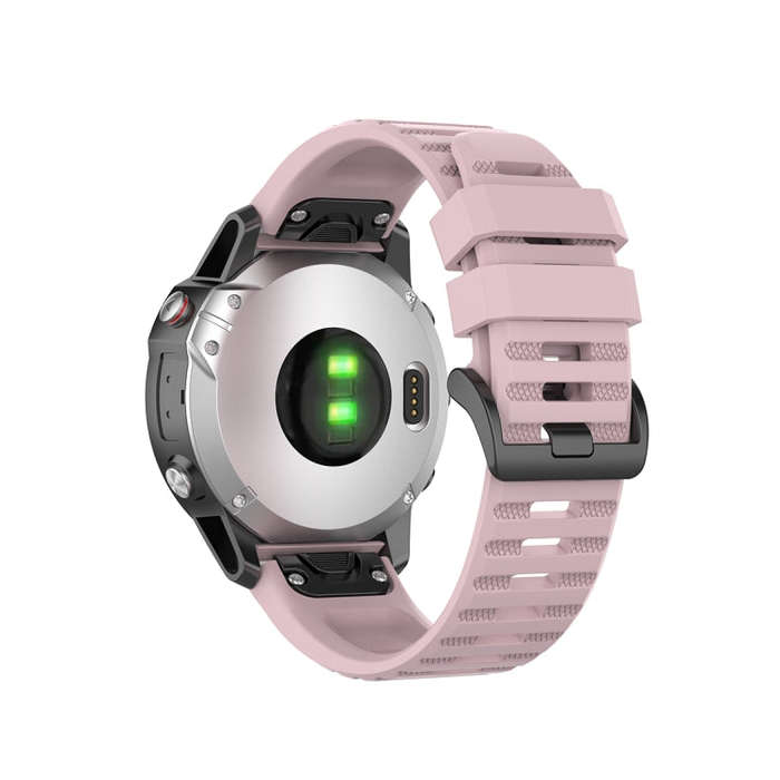 For Garmin Fenix 6 22mm Quick Release Official Texture Wrist Strap Watchband with Plastic Button(...