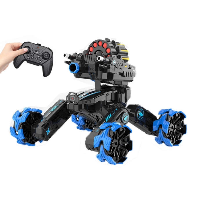 DM-518 Four-wheel Battle Blooming Tire Spray Remote Control Car, Specification:Single Control Sof...