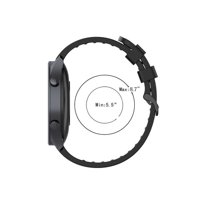For Xiaomi Watch Color 22mm Quick Release Clasp Silicone Wrist Strap Watchband(Official Green)