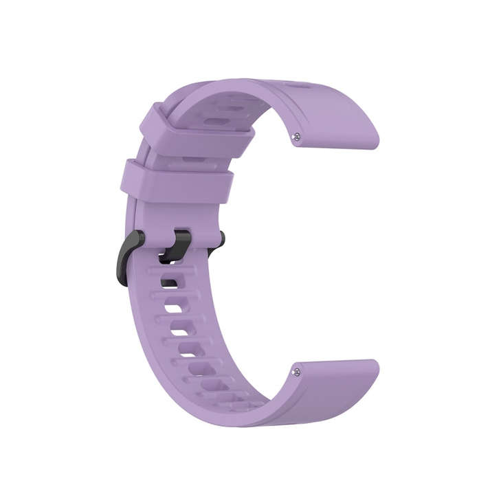For Xiaomi Watch Color 22mm Quick Release Clasp Silicone Wrist Strap Watchband(Light Purple)