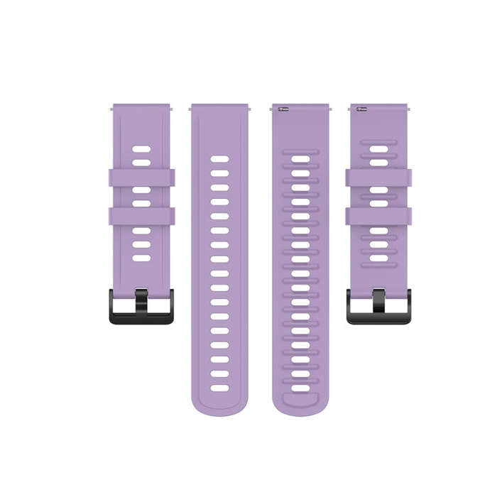 For Xiaomi Watch Color 22mm Quick Release Clasp Silicone Wrist Strap Watchband(Light Purple)