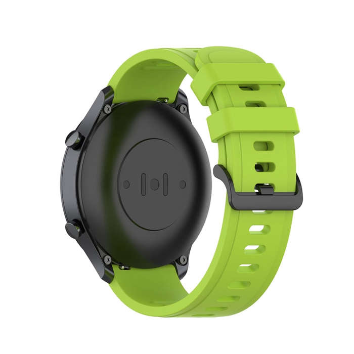 For Xiaomi Watch Color 22mm Quick Release Clasp Silicone Wrist Strap Watchband(Lime)