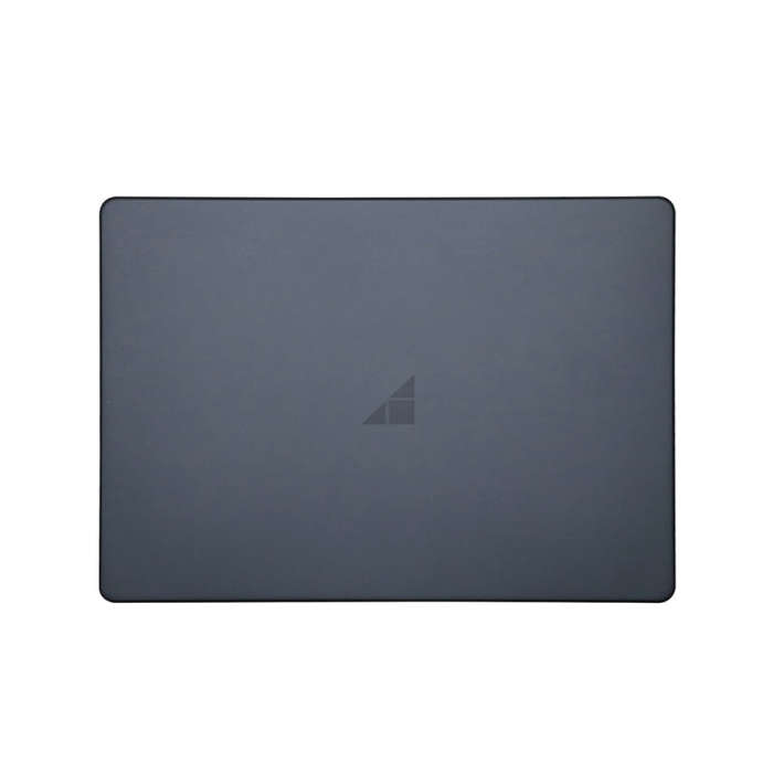 For Microsoft 12.4 inch Laptop Frosted Anti-drop Protective Case(Black)