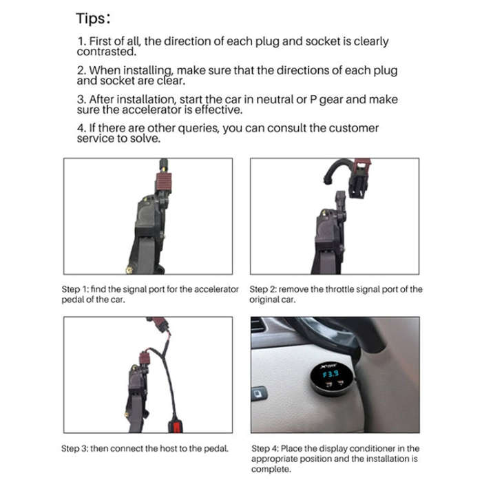 For Nissan NV350 2007- TROS CK Car Potent Booster Electronic Throttle Controller