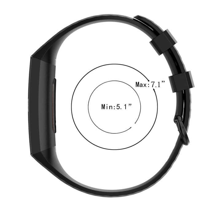 Color Buckle TPU Wrist Strap Watch Band for Fitbit Charge 4 / Charge 3 / Charge 3 SE, Size: S(Lig...
