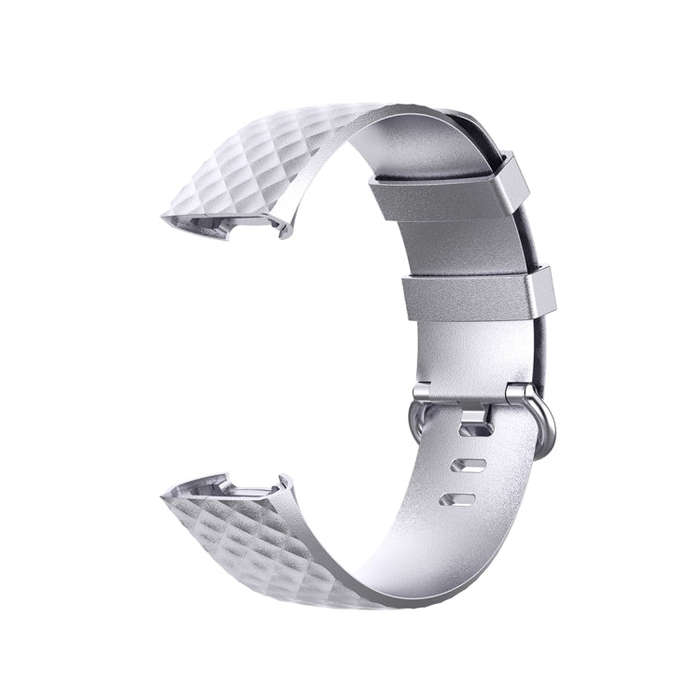 Color Buckle TPU Wrist Strap Watch Band for Fitbit Charge 4 / Charge 3 / Charge 3 SE, Size: S(Sil...