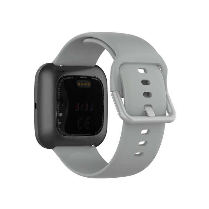 23mm Color Buckle Silicone Wrist Strap Watch Band for Fitbit Versa 2 / Versa / Versa Lite / Blaze...