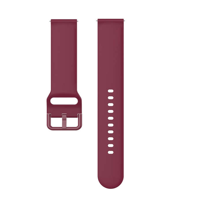23mm Color Buckle Silicone Wrist Strap Watch Band for Fitbit Versa 2 / Versa / Versa Lite / Blaze...