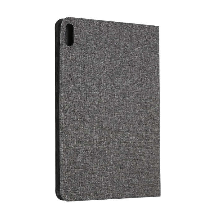 For Huawei Matepad 10.4 Cloth TPU Protective Case with Holder(Grey)