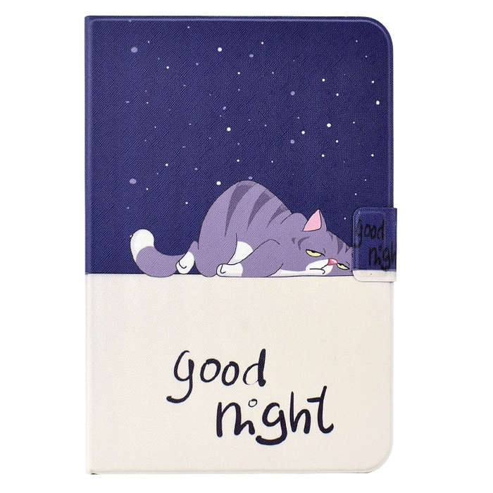 For Huawei MatePad T 10 / T 10s Electric Pressed TPU Leather Tablet Case(Lazy Cat)