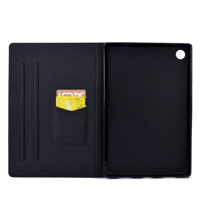 For Huawei MatePad T 10 / T 10s Electric Pressed TPU Leather Tablet Case(Lazy Cat)