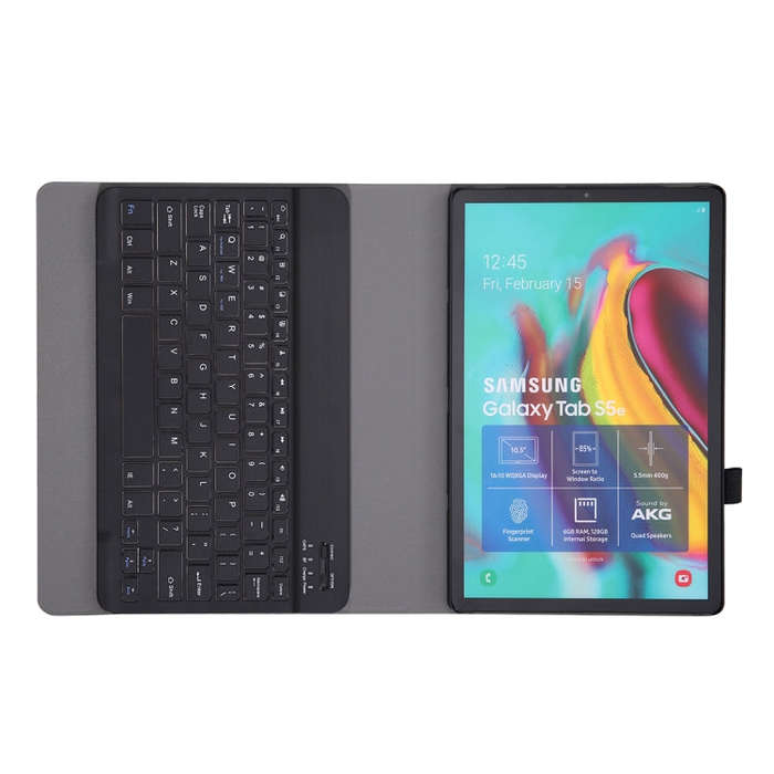 A610 For Galaxy Tab S6 Lite 10.4 P610 / P615 (2020) Bluetooth Keyboard Tablet Case with Stand & E...