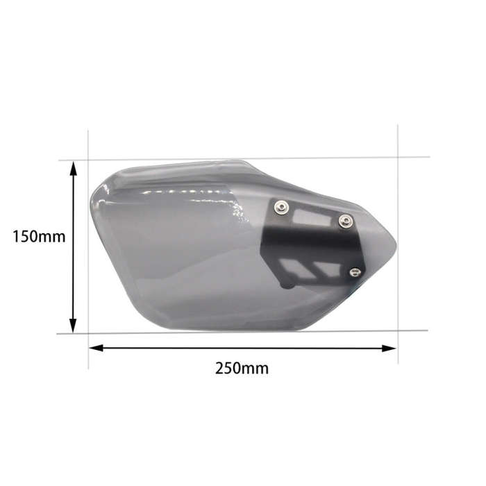 For BMW K 1600 B / K 1600 GT MO-HS005 Motorcycle Windshield Hand Guards Protectors(Transparent)